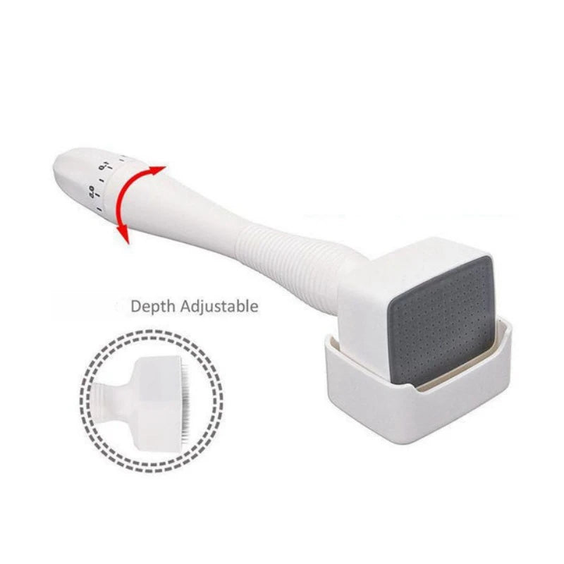 Derma stamp microneedle microneedling 140 pins skin care beard growth scalp hair