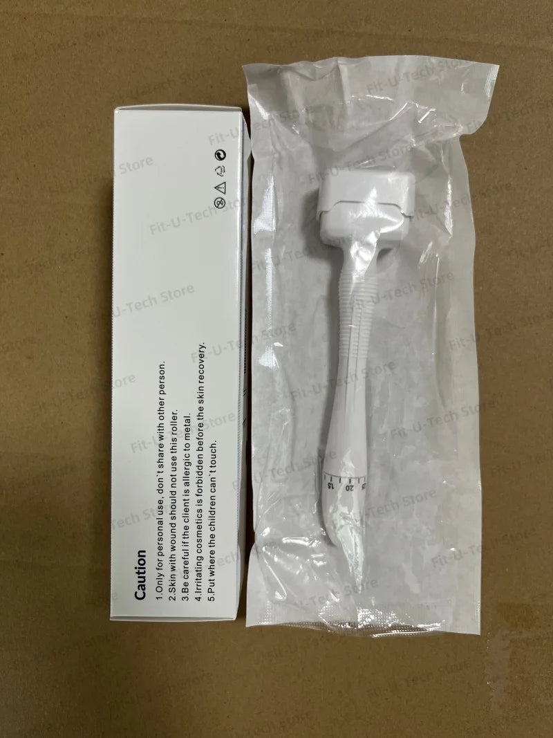 Derma stamp microneedle microneedling 140 pins skin care beard growth scalp hair