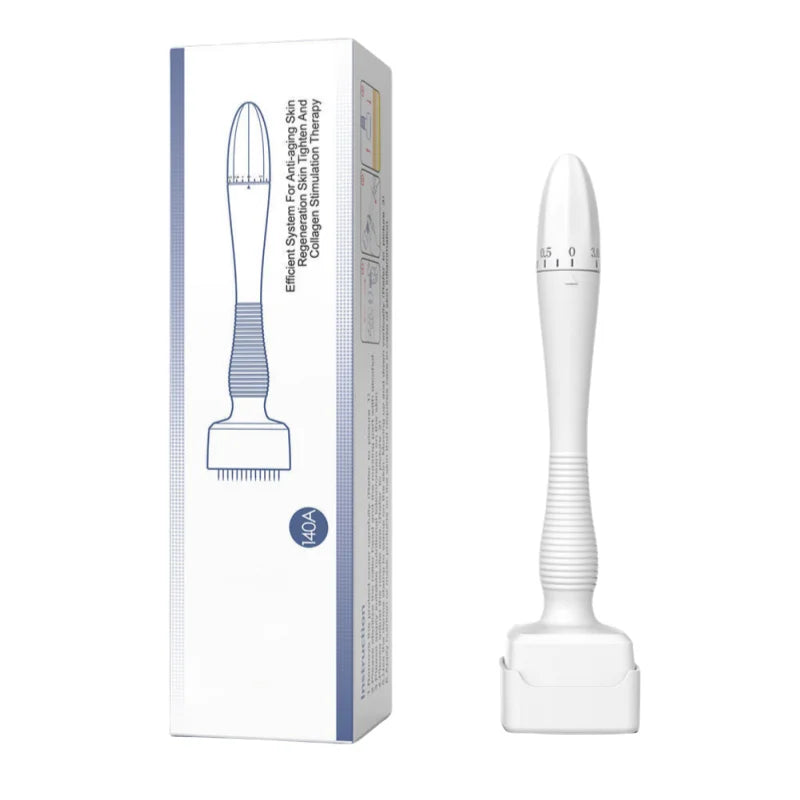 Derma stamp  microneedle microneedling 140 pins skin care beard growth scalp hair